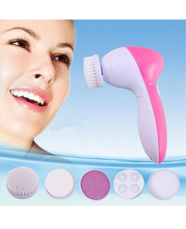 Escova Facial Elétrica Esfoliante limpeza Massageadora 3